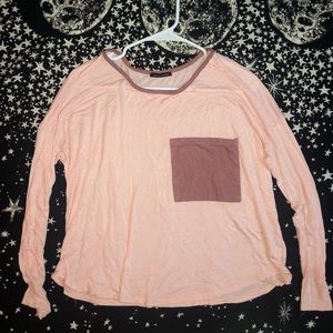 Pink long sleeve shirt